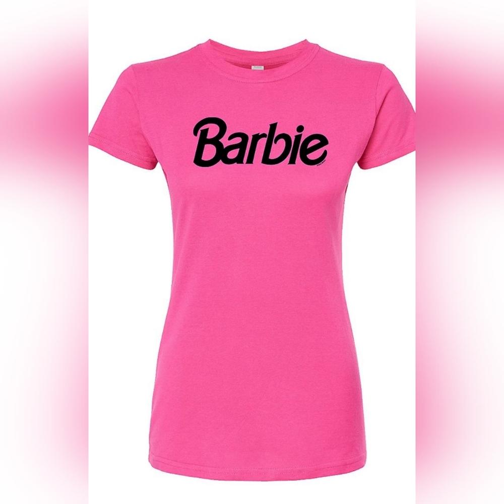 Barbie Logo Fitted Tee HOT PINK